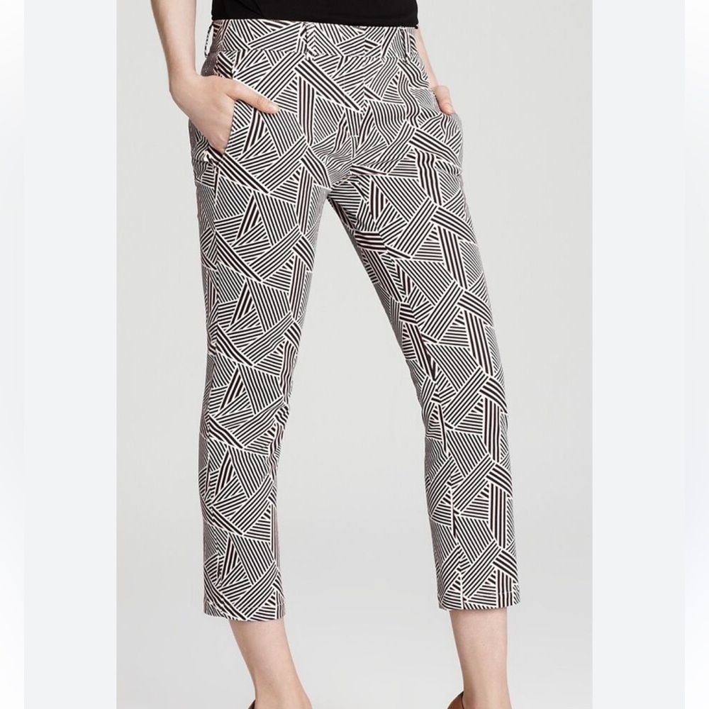 Theory Rochely Denim Bourgeois Printed Cropped Jeans Women’s Size 4